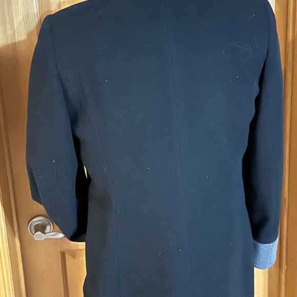 Color Block Pea Coat - Picture 6 of 9